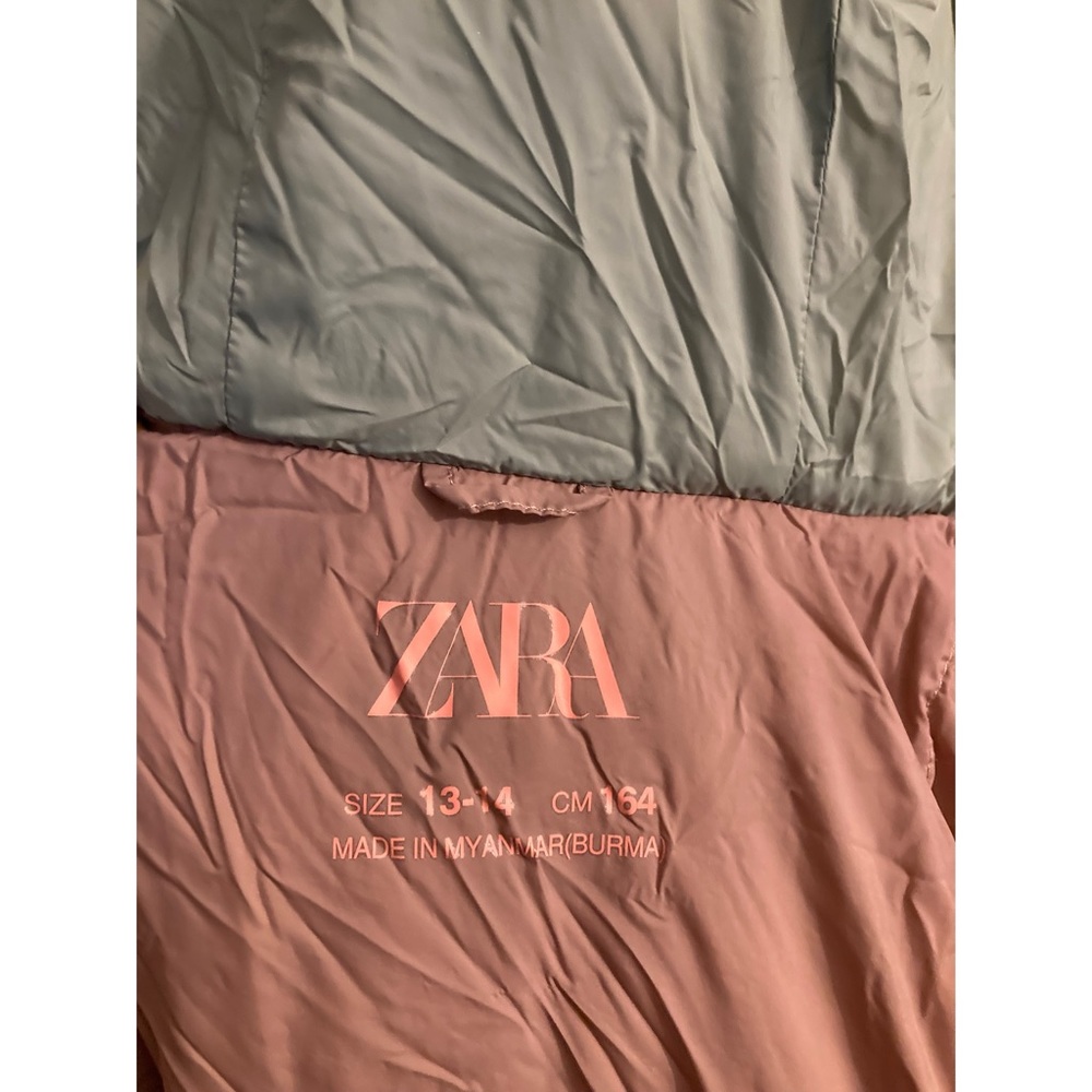 ZARA GIRL COMBINATION FLEECE SPORTY JACKET - Picture 10 of 10